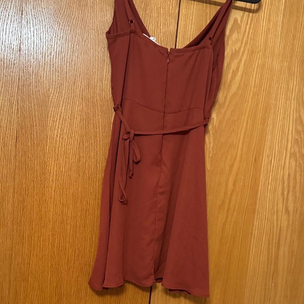 Boutique Cowell neck Rust Dress - Picture 5 of 5